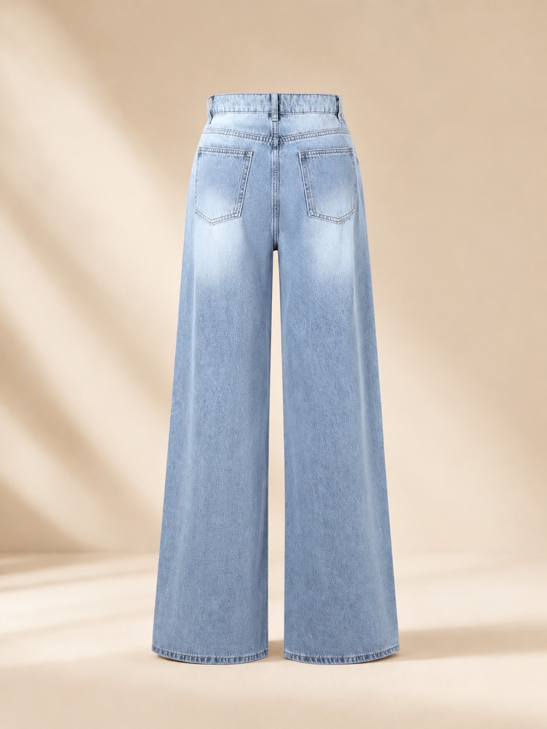 The Lea Wide Leg Jeans - Light Blue