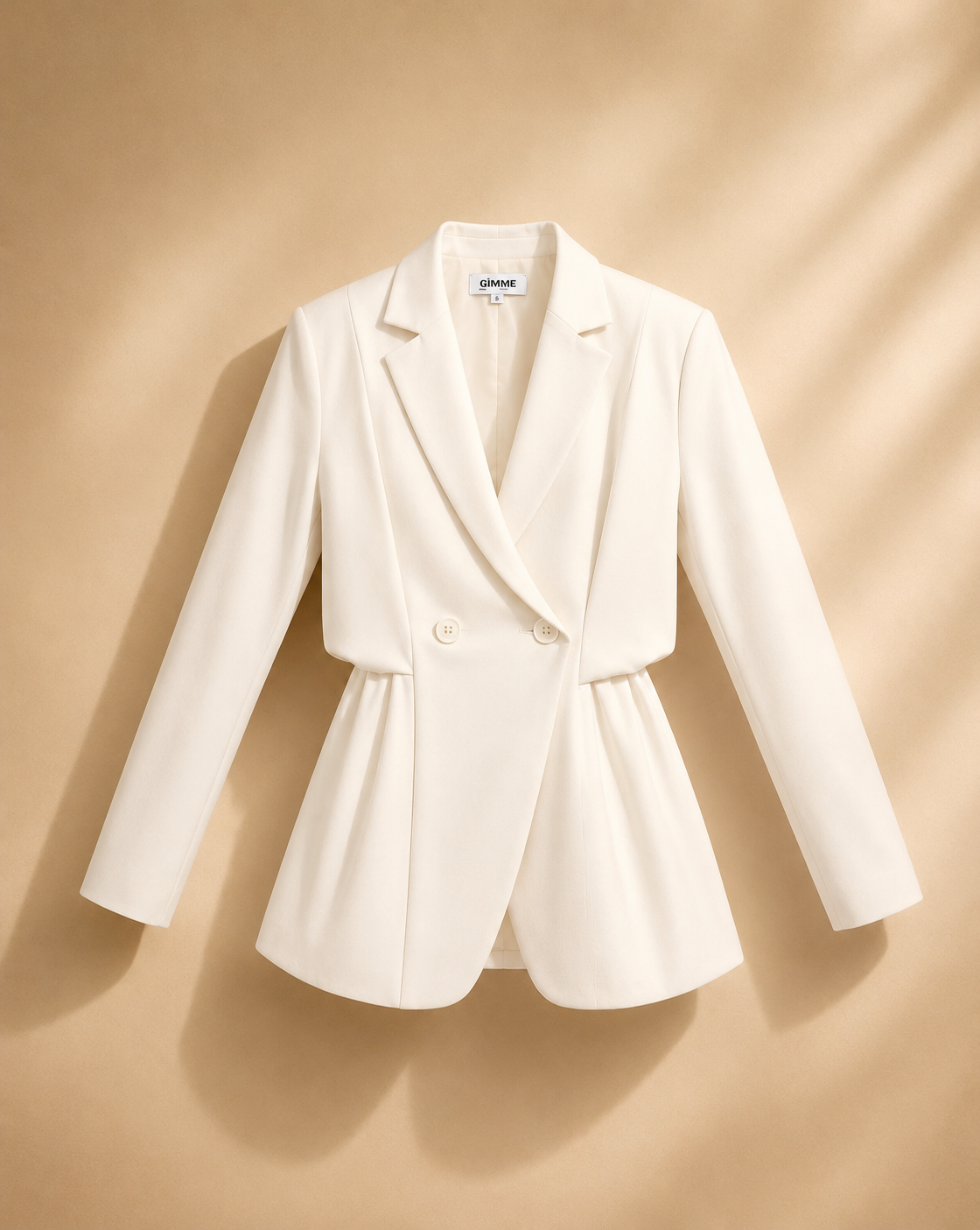 The Elise Blazer - Cream