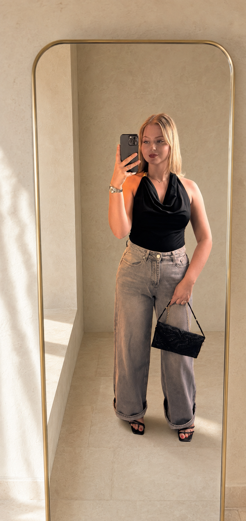 The Draped Halter Top