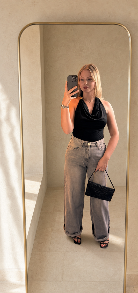 The Draped Halter Top