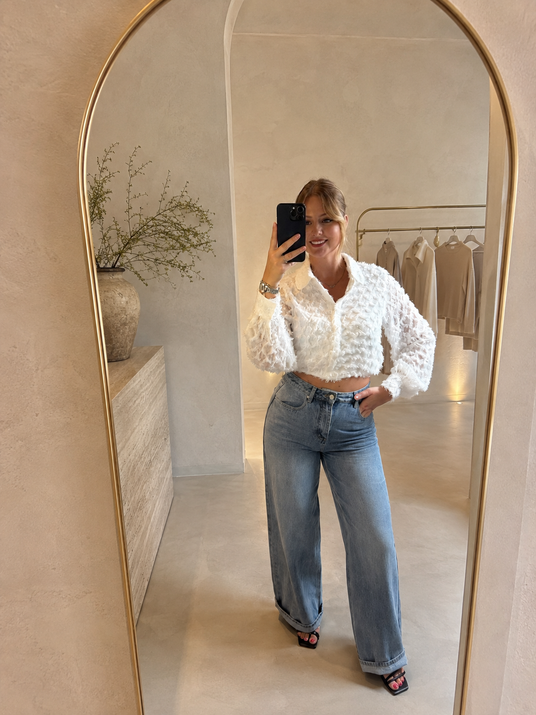 Élodie Feather Blouse