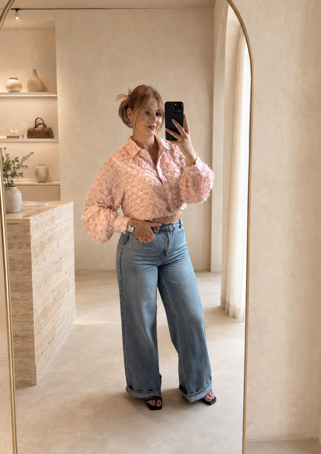 Élodie Feather Blouse